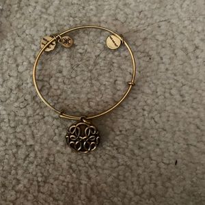 Gold path of life alex and ani bracelet